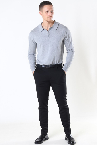 Acheletta Polo Stricken Light Grey Mix
