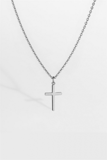 Cross Halskette Silver