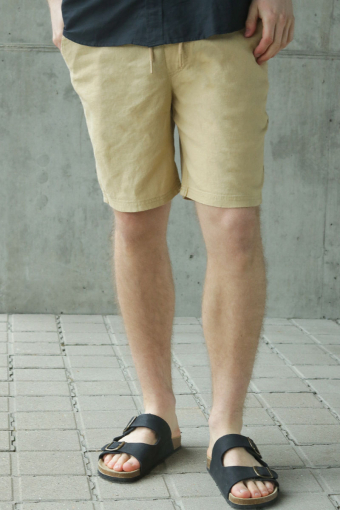 Aurelius Elsticated Linen Shorts Curds & Whey