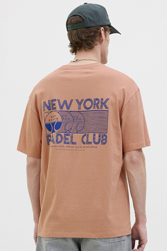 Padel Club Relaxed Fit Tee  Dusty Coral