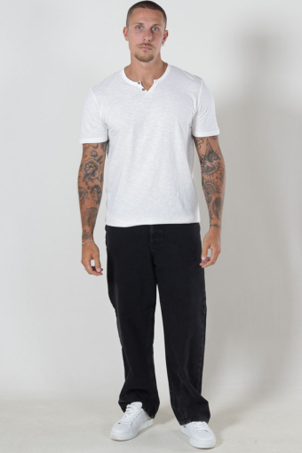 JJESPLIT NECK TEE SS NOOS Cloud Dancer Slim