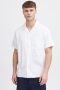 Solid Allan Cuba Linen Hemd White