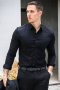 ONLY & SONS Miles LS Stretch Hemd Black