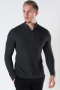 ONLY & SONS WEB LIFE STRUCTURE HALF ZIP KNIT Peat