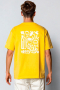 Clean Cut Copenhagen Michael organic T-Hemd Warm Yellow
