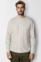 Clean Cut Copenhagen Ran Mao Hemd L/S Light beige stripe