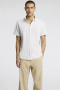 Selected Regular New Linen Hemd SS Pure Cashmere Thin Stripe