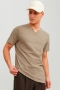 Jack & Jones JJESPLIT NECK TEE SS NOOS Crockery