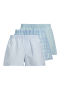Jack & Jones Milano Woven Boxers 3 Pack Chambray Blue