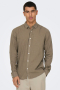 ONLY & SONS Caiden LS Linen Hemd Fossil