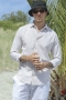 Jack & Jones Summer Linen Hemd LS Crockery Stripe