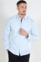 Selected Slim New Linen Hemd LS Cashmere Blue