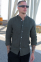 ONLY & SONS Caiden LS Linen Mao Hemd Kambaba