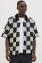 Jack & Jones Athletico Loose Fit Crochet Polo Hemd SS Black