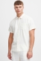 Solid Allan SS Linen Hemd White