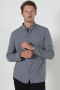 Kronstadt Johan Diego Cotton Hemd Grey Mix