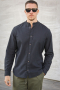Jack & Jones Summer Band Hemd LS Black