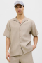Jack & Jones Massimo Resort Hemd SS Oxford Tan