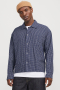 Jack & Jones Austin Loose Fit Check Hemd Ocean Cavern